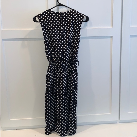 WHBM Black and White Polka Dot Dress - Picture 5 of 6